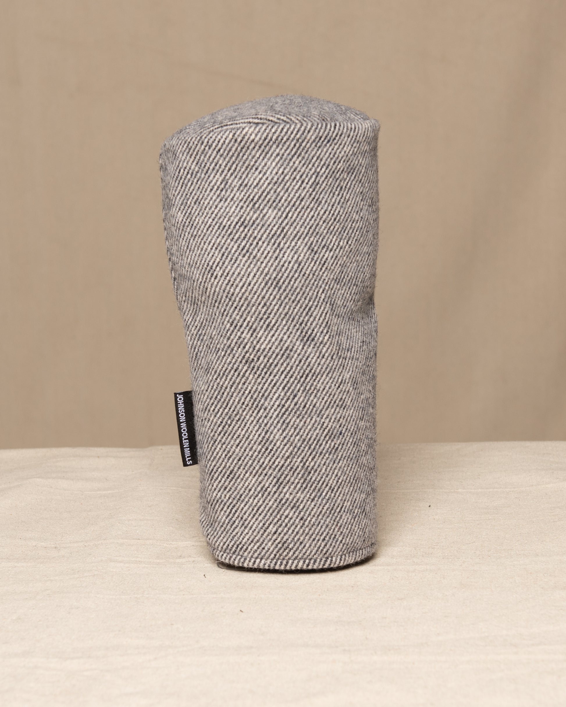 Gray twill wool driver headcover