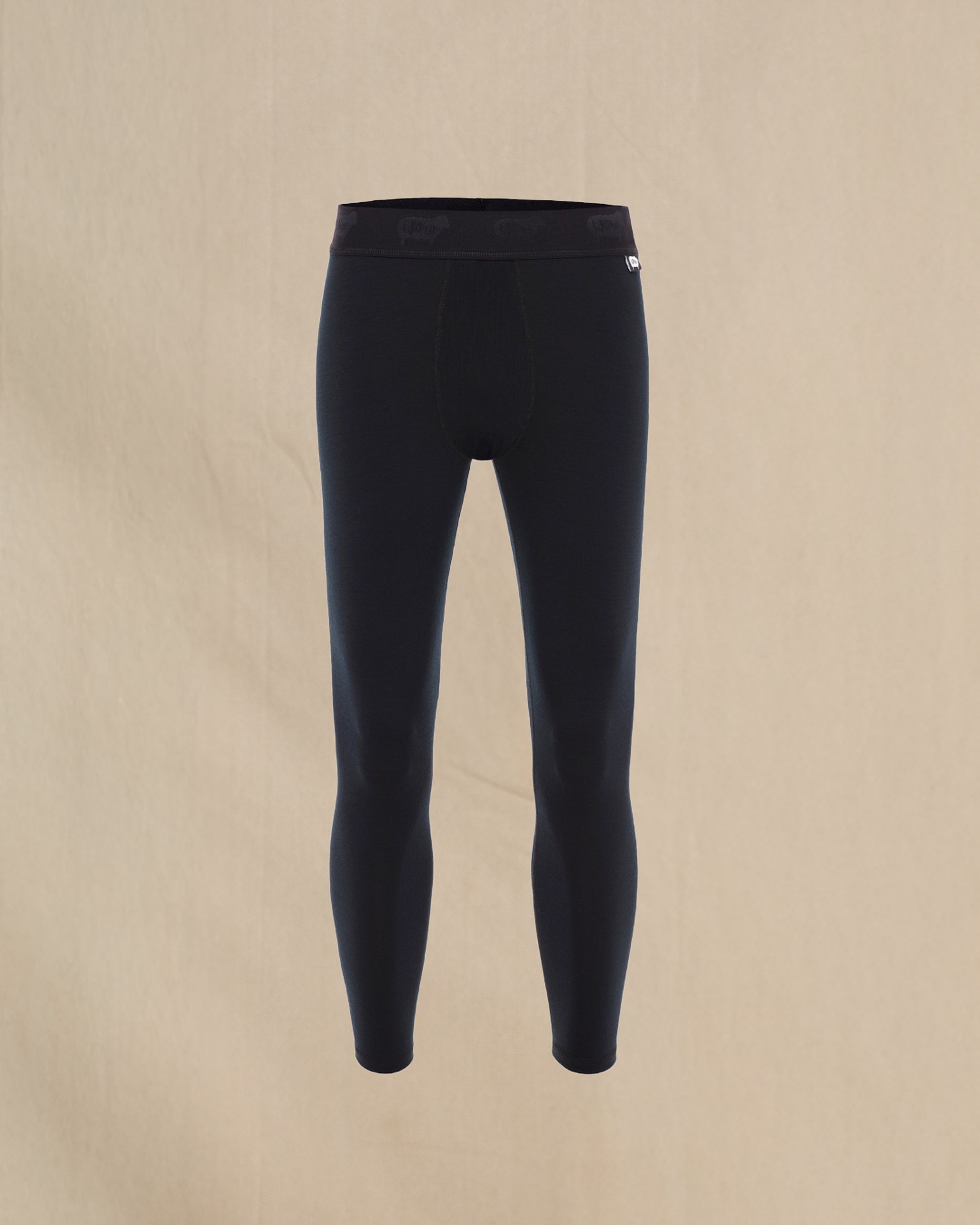 Wuru Men's Tech Full Length Baselayer Pant Black