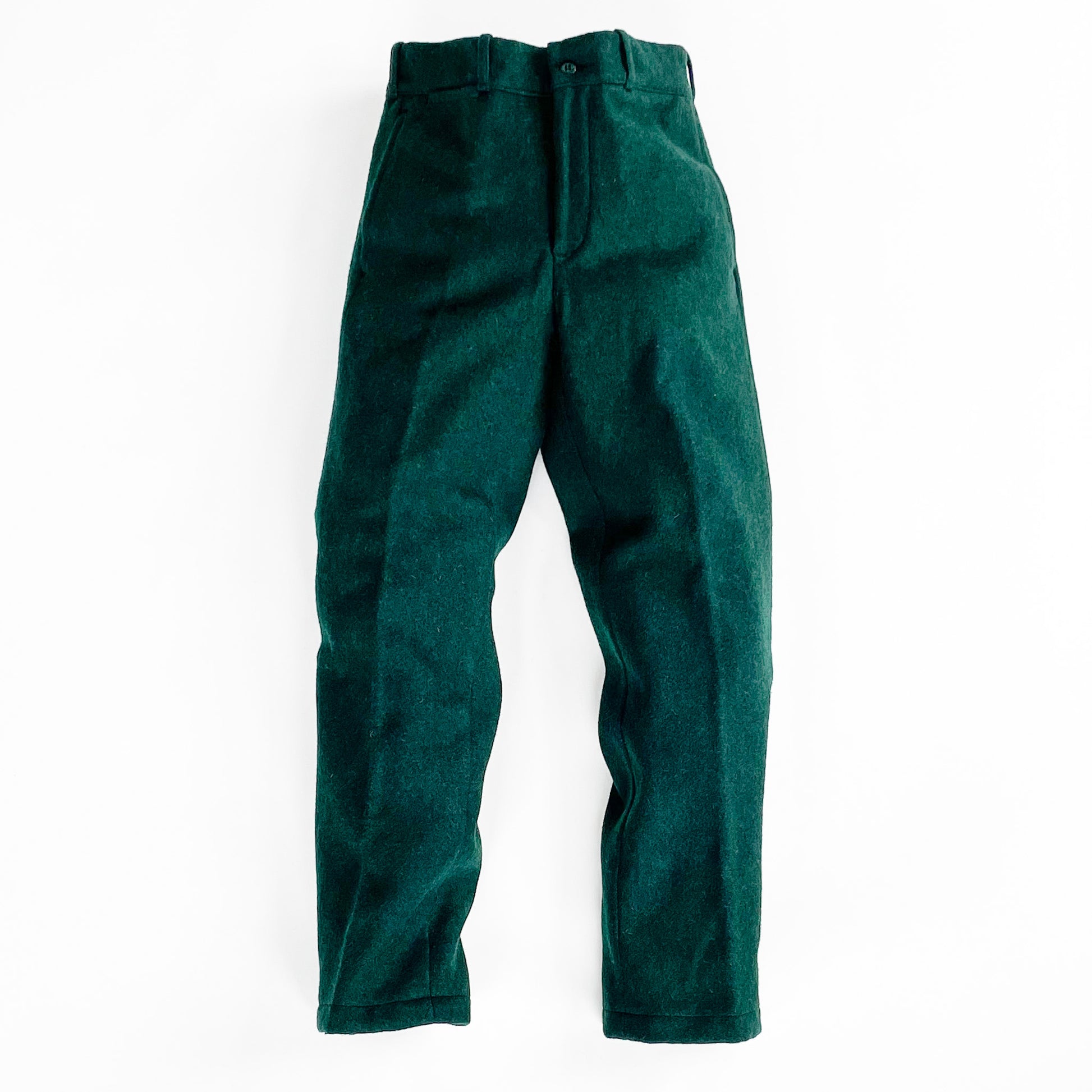 Zip Pants Spruce Green Microtherm Lined 15 inch side zipper on each leg front view showing both legs