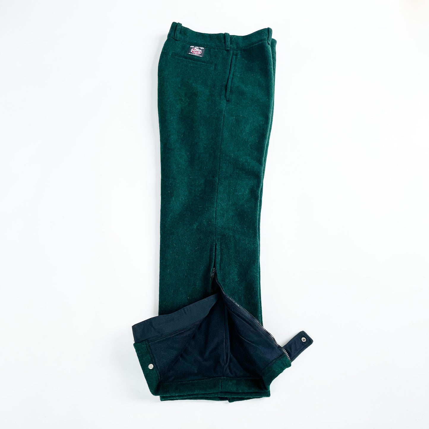 Wool Zip Pants - Lined
