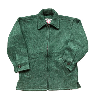 Johnson Woolen Mills Childrens Spruce green Wool jac shirt