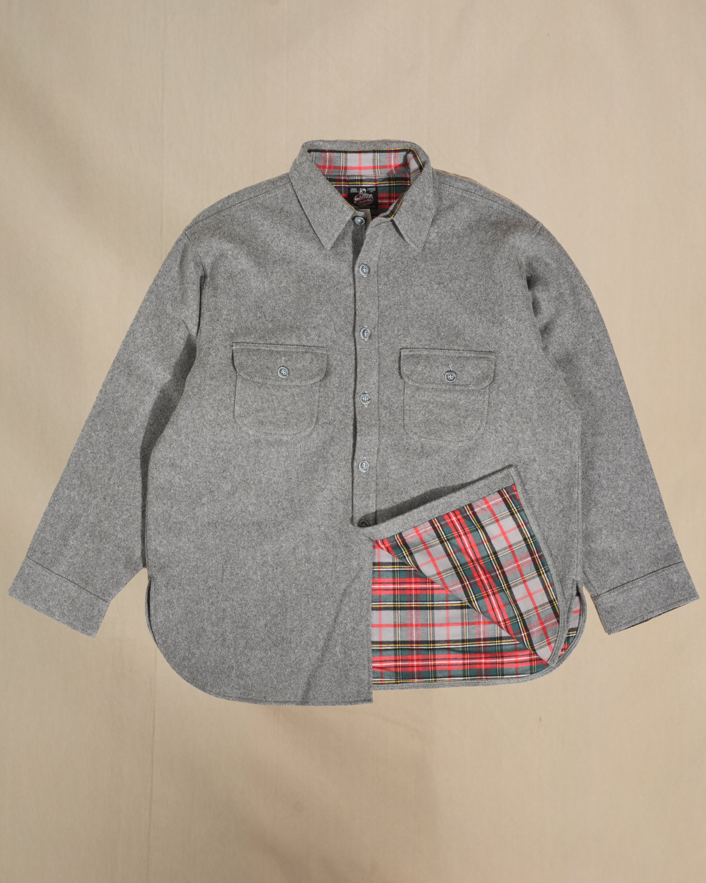 Wool Button Down - Flannel Lined – Johnson Woolen Mills