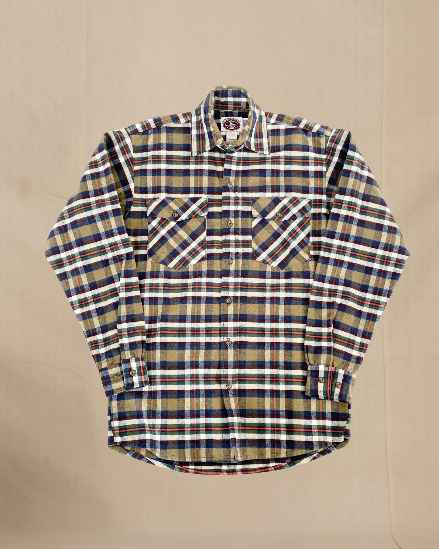 Flannel Men's Button shirt, Jackson Hole
