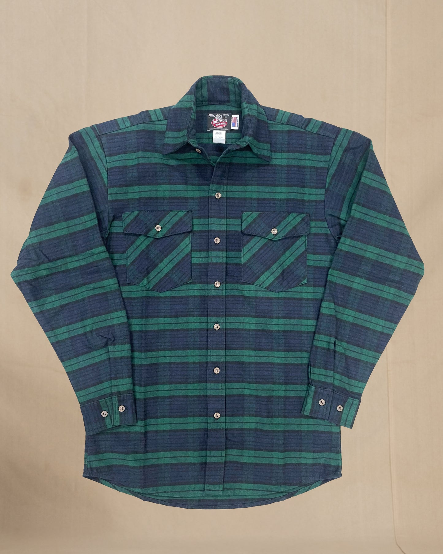 Flannel shirt black watch plaid