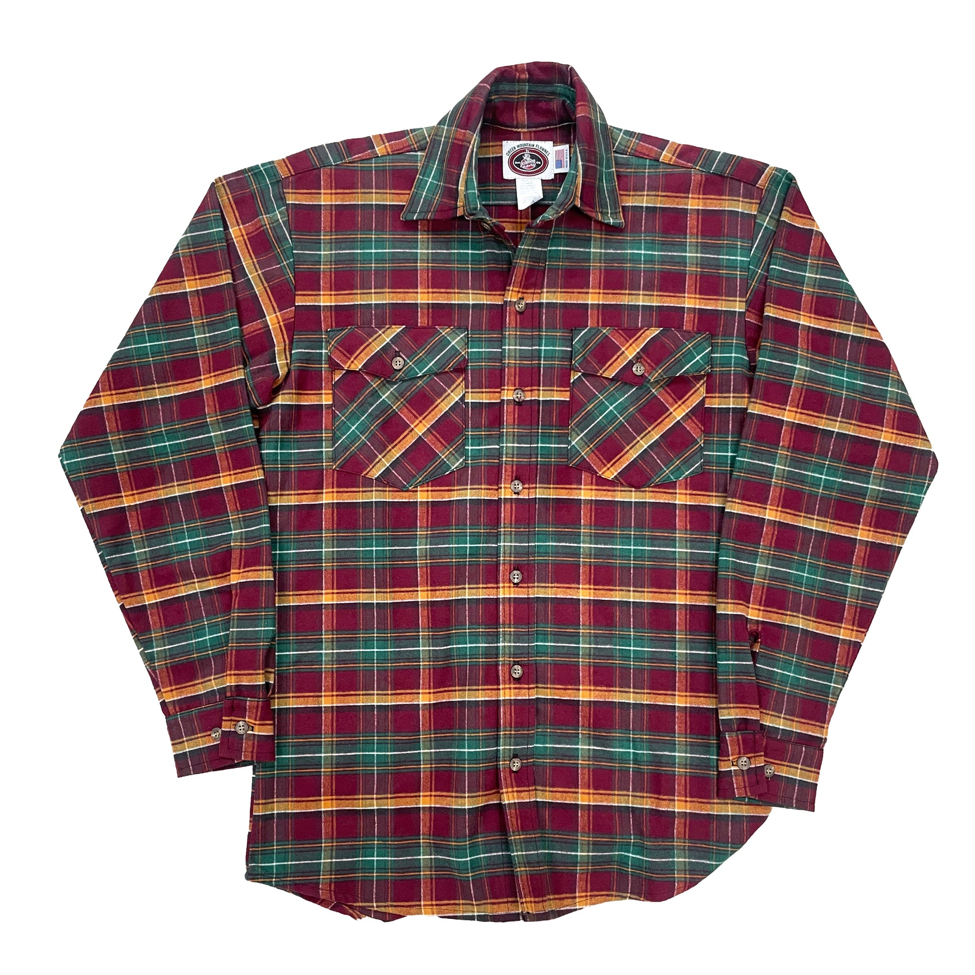 Mens Flannel Button Shirt - Whiskey River – Johnson Woolen Mills