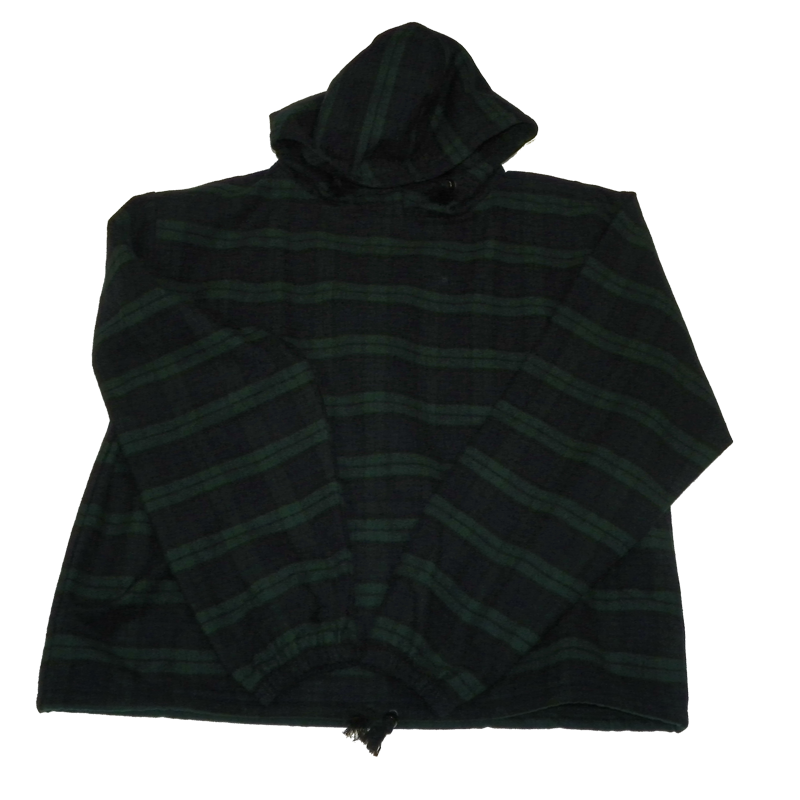 Green Mountain Flannel Blackwatch flannel hoodie