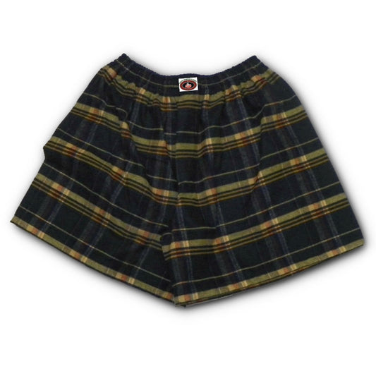 Flannel Boxers - GMF 5 - Spruce Navy Tan