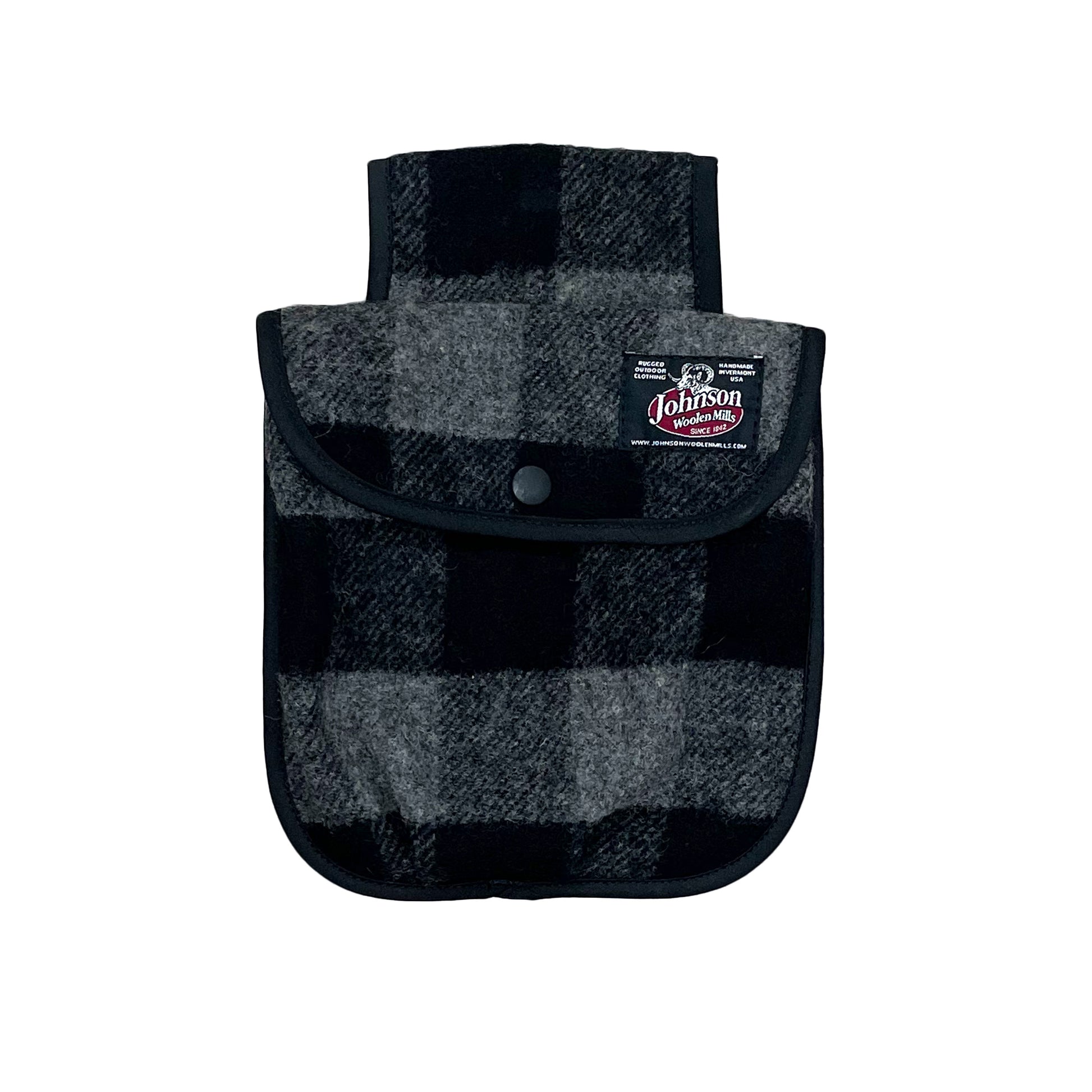 Black and gray hunting pouch