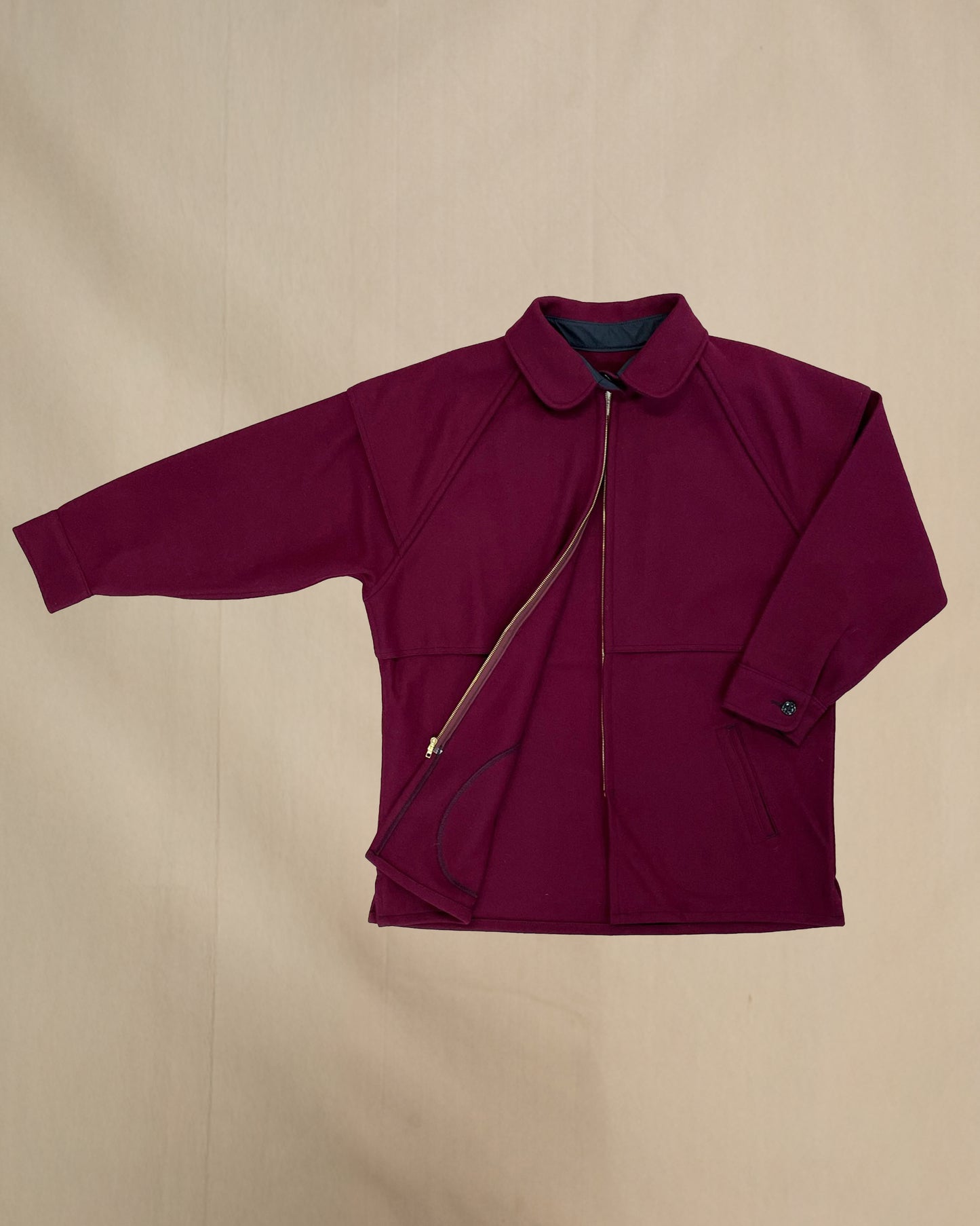 Johnson Woolen Mills Women's burgundy wool outback jacket