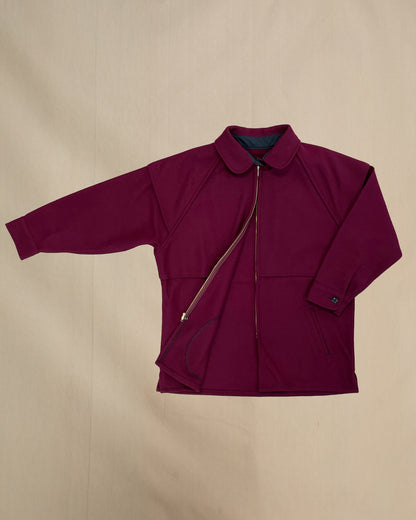 Johnson Woolen Mills Women's burgundy wool outback jacket