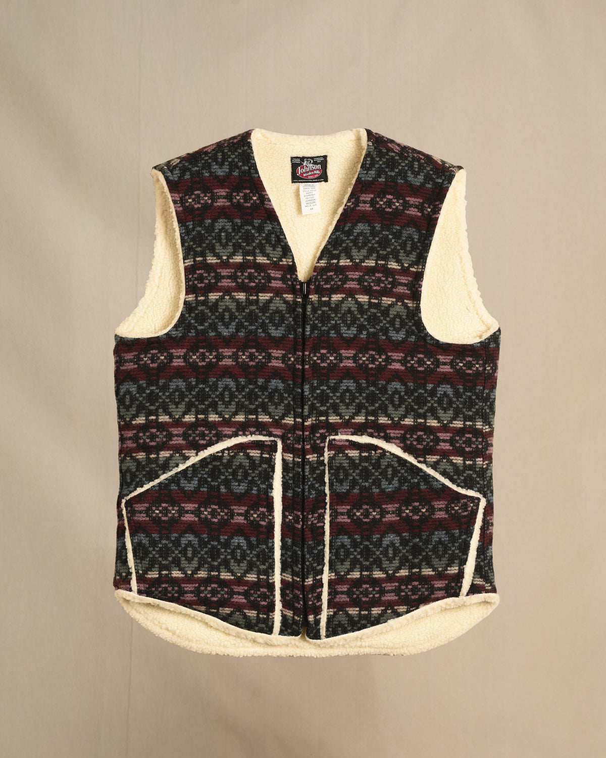 Johnson Woolen Mills ウールベスト S JOHNSON WOOLEN MILLS USA LINED 