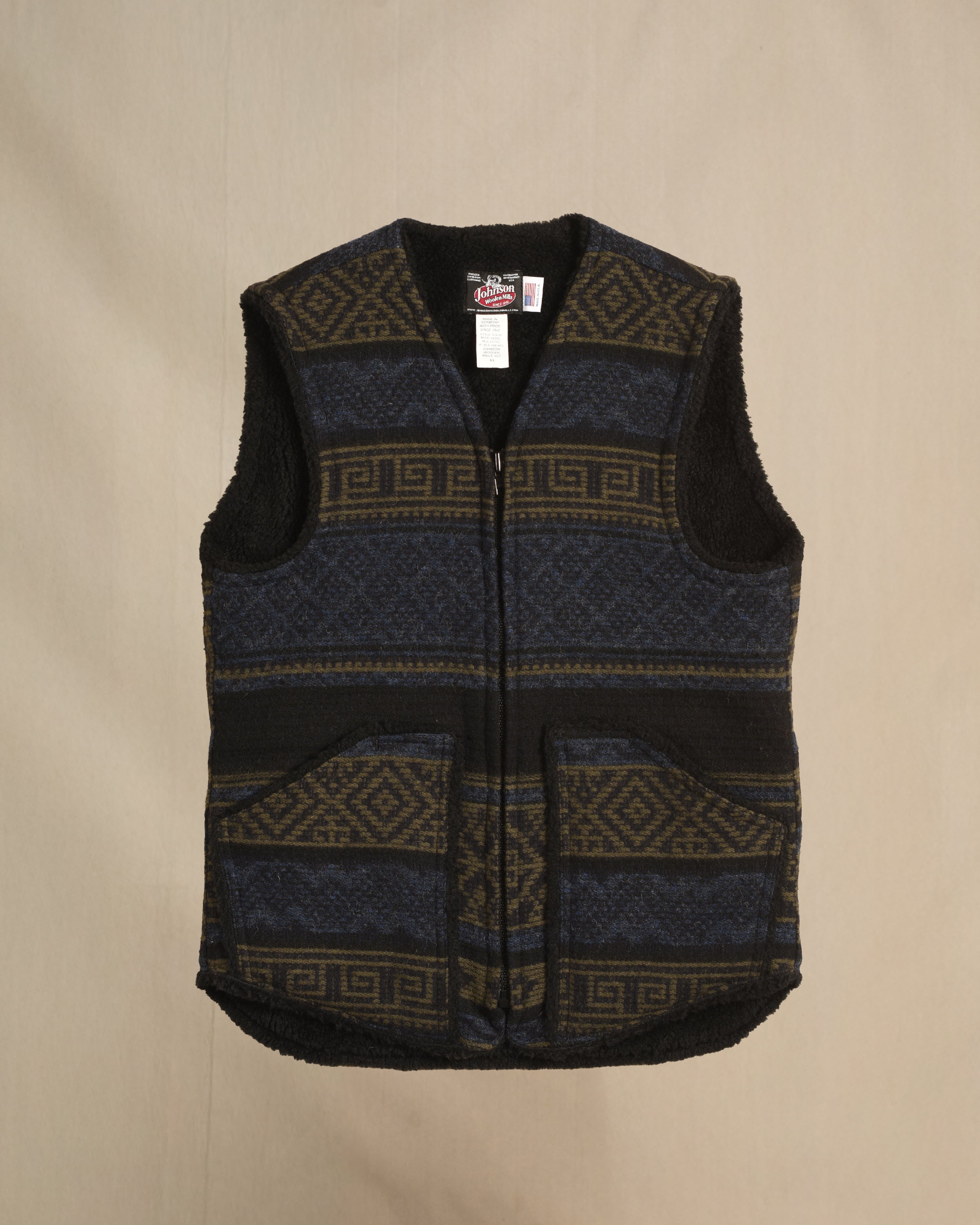 Sherpa Lined Vest – Johnson Woolen Mills