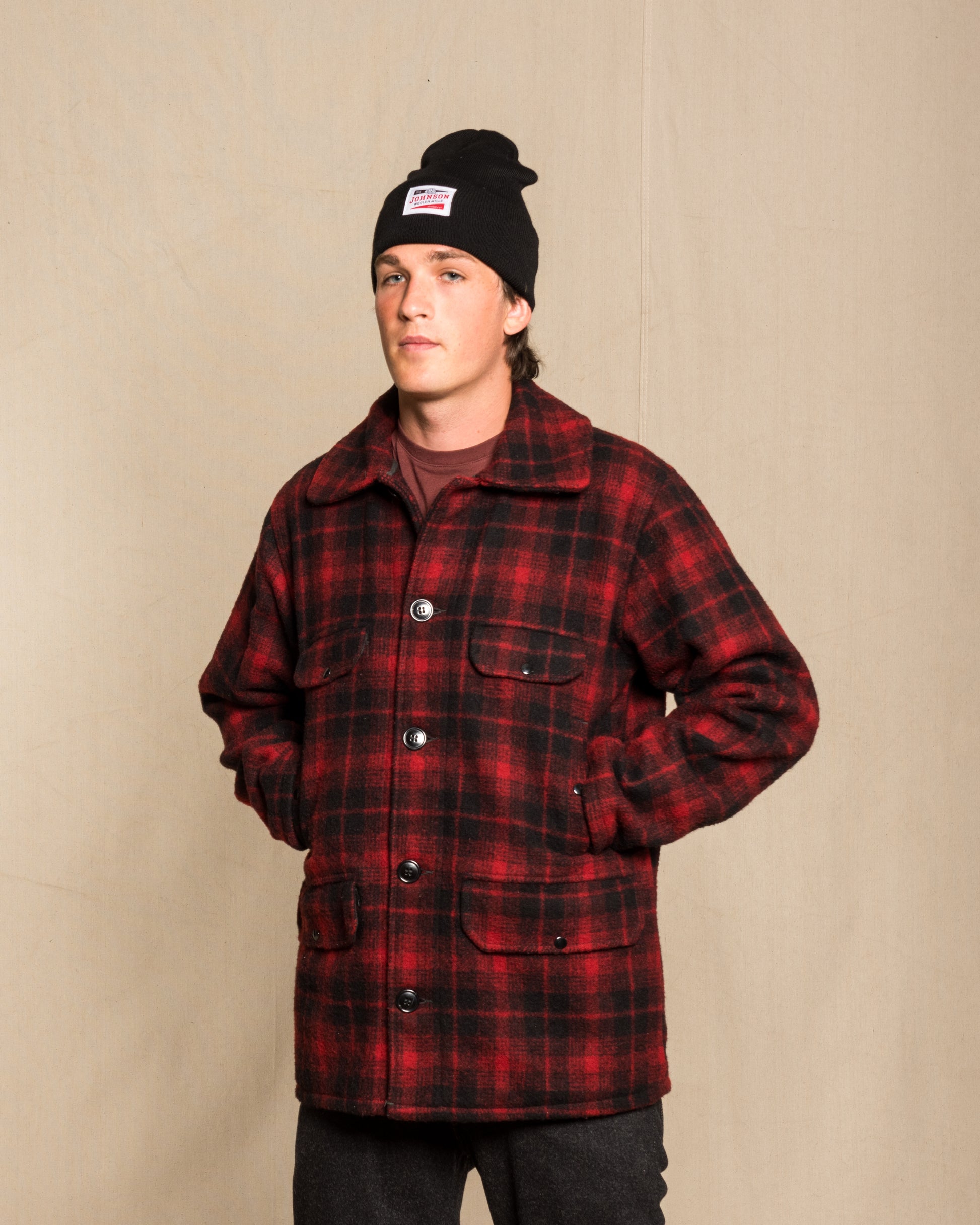 Vintage select plaid wool mackinaw