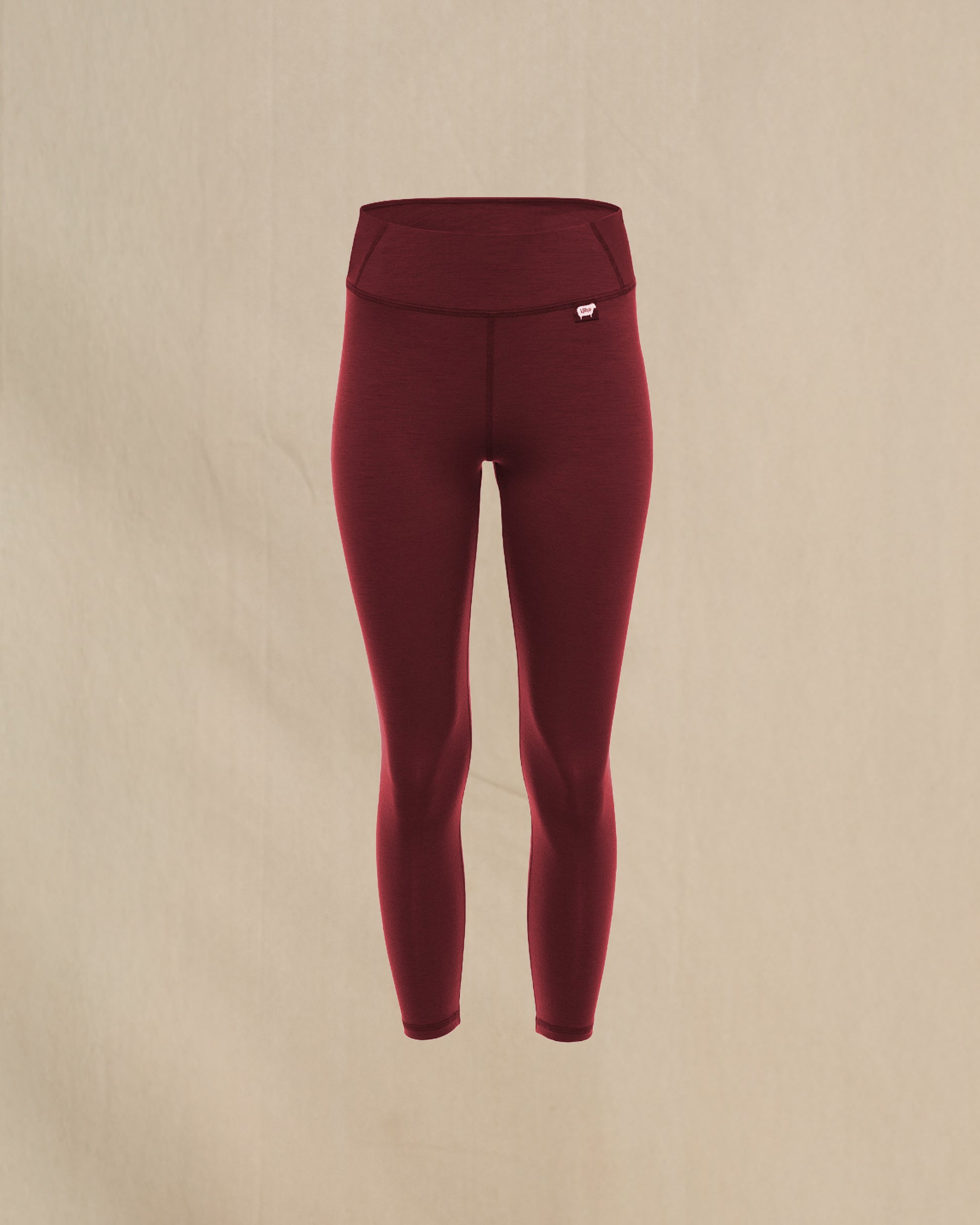 Women's Nuyarn® Merino Wool 7/8 Tech Baselayer Pant 2.0 in red
