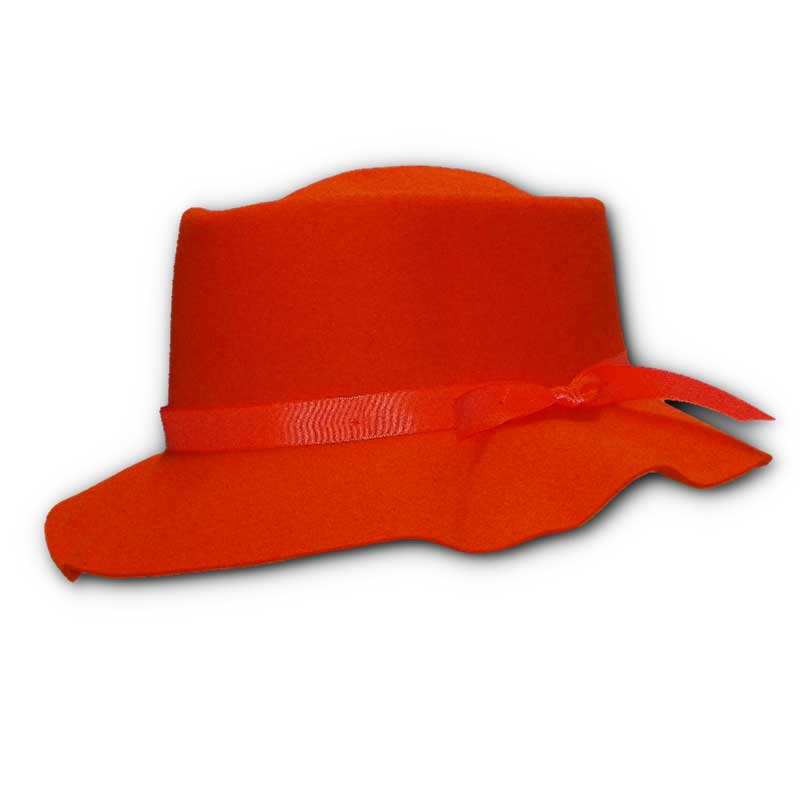 Crusher hat, bright orange