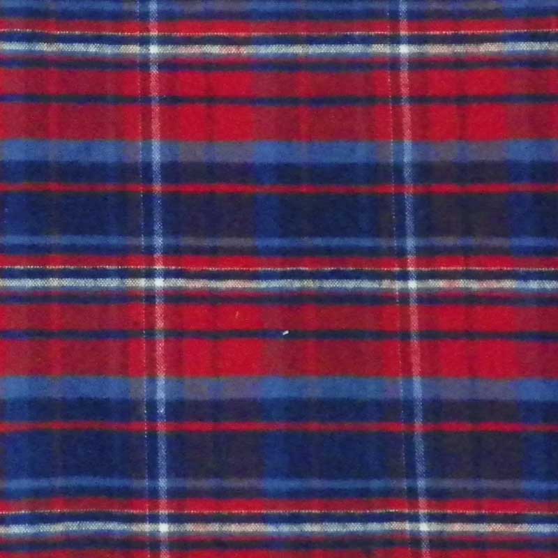 Green Mountain Flannel fabric - Old Glory, red, white, blue plaid