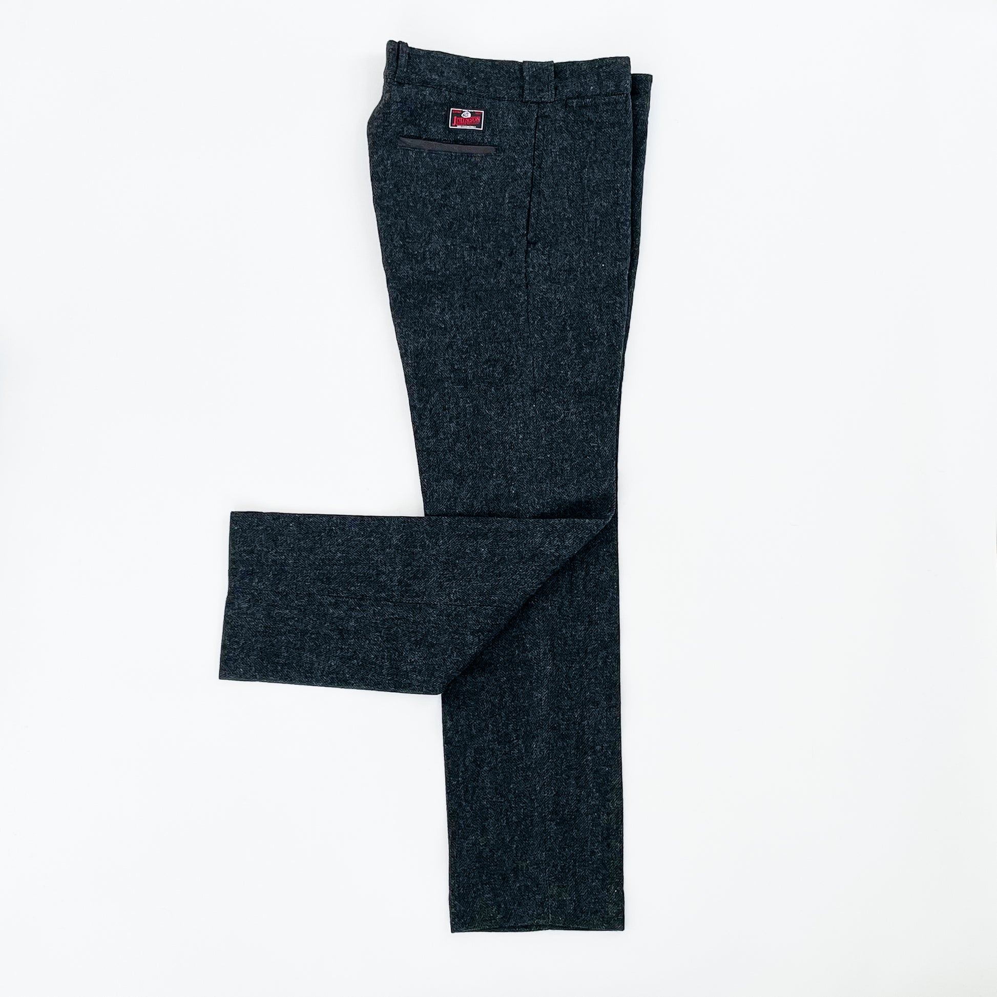 Traditional Wool Pants - Gray Herringbone – Johnson Woolen Mills