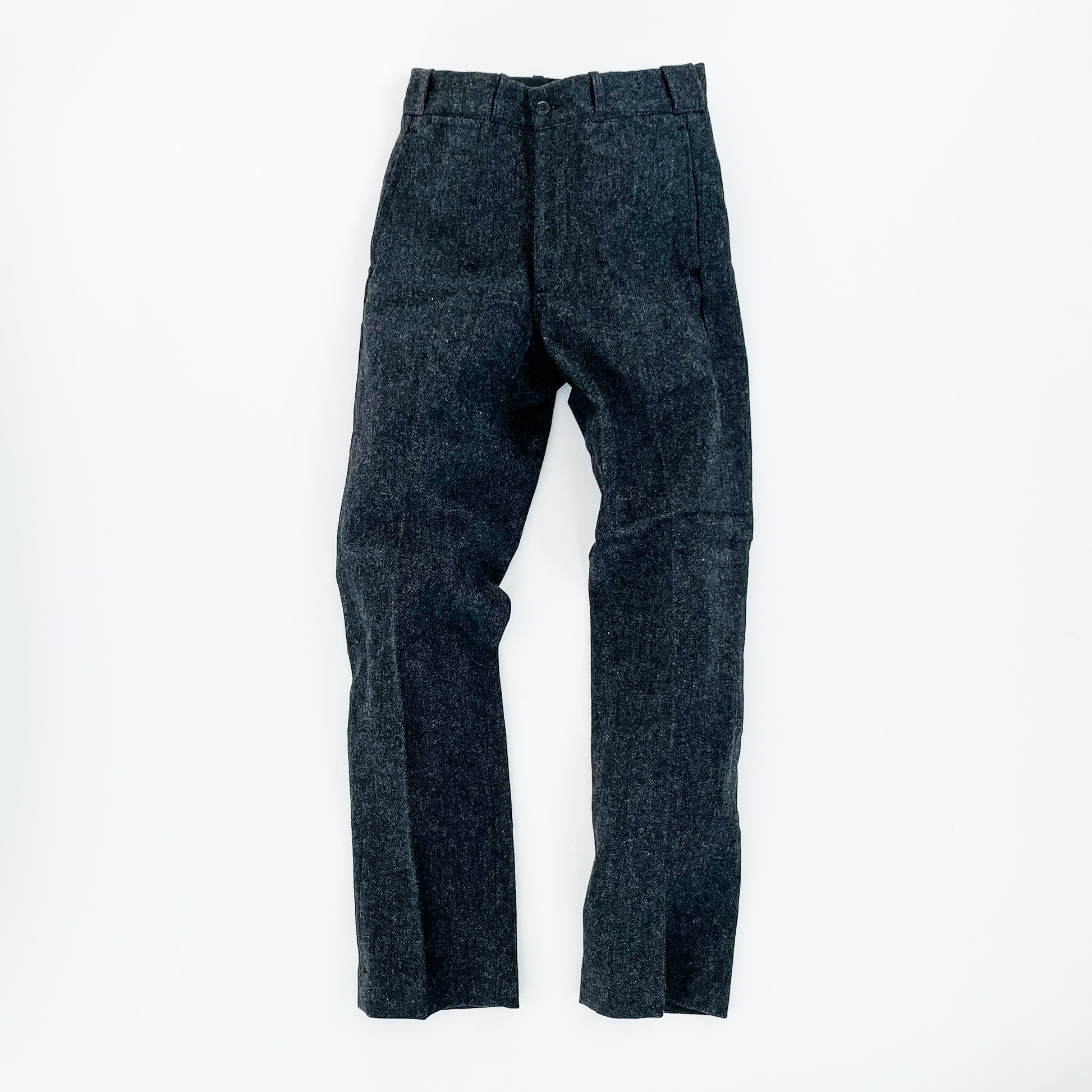 Traditional Wool Pants - Gray Herringbone – Johnson Woolen Mills