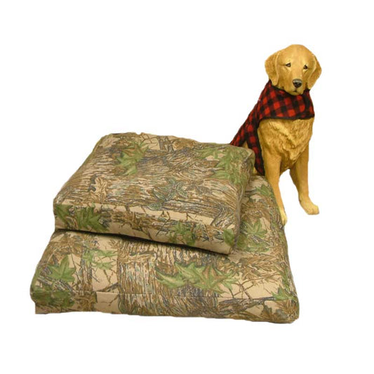 Dog Bed, Camo, Medium and Large size, army green, brown and gray