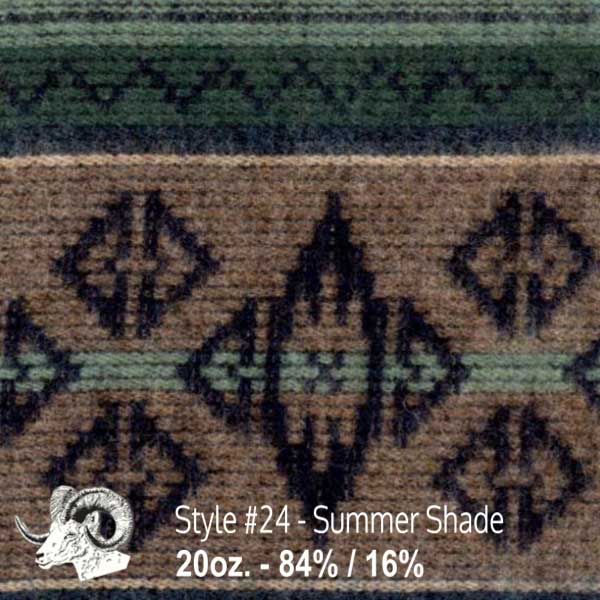 Wool Swatch - 24 - Summer Shade