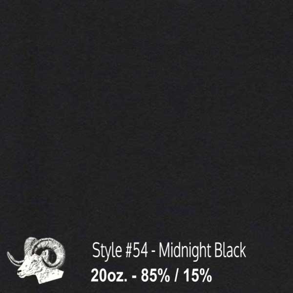 Johnson Woolen Mills swatch - midnight black 