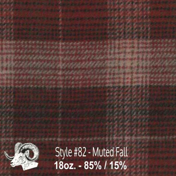 Wool Fabric By The Yard - 82 - Muted Fall