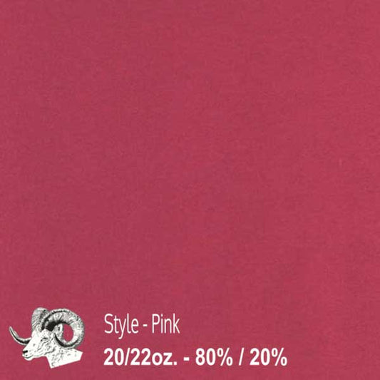 Johnson Woolen Mills swatch - Bright Pink 