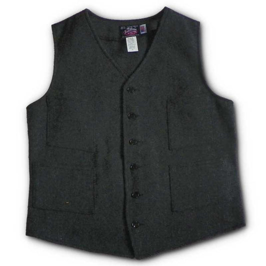 Button Front Wool Vest