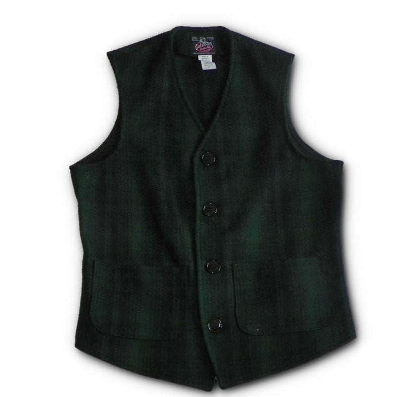 Traditional Four Button Vest – Johnson Woolen Mills