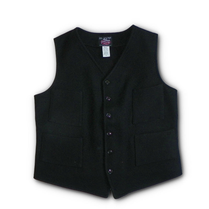 Button Front Wool Vest – Johnson Woolen Mills