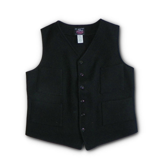 Button Front Wool Vest - Tall